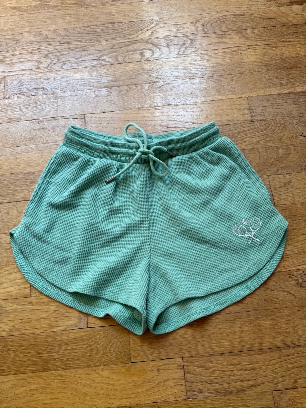 Garage Waffle Mint Green Tennis Shorts Size XS